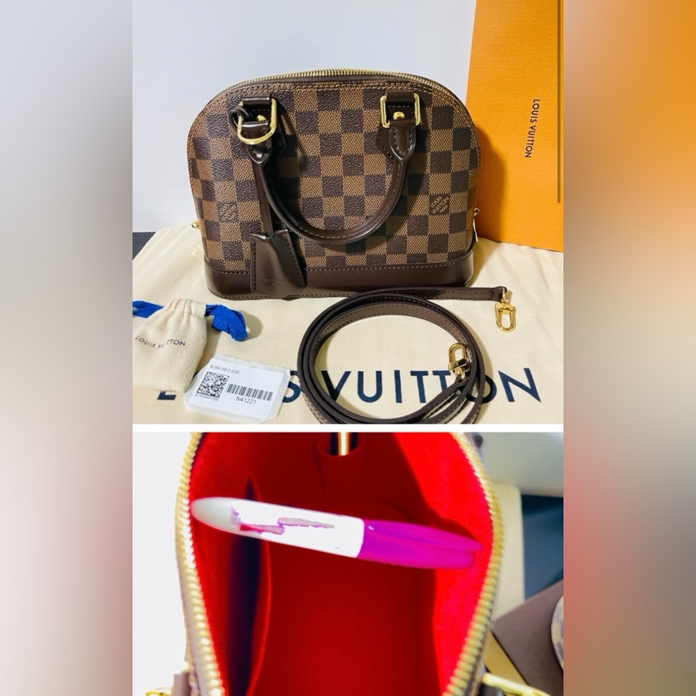 💯% Authentic Louis Vuitton Alma BB - Picture 9 of 12